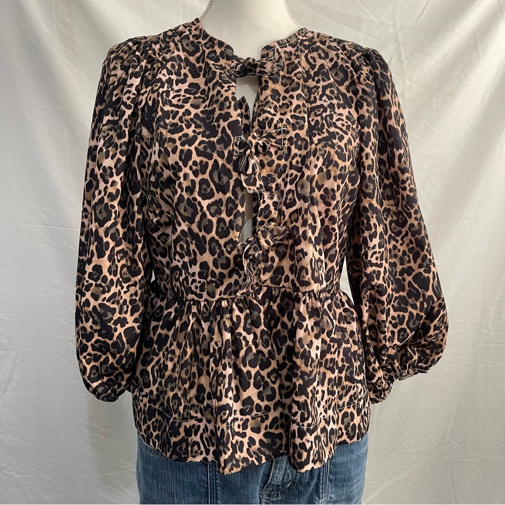 Leopard Print Women's Top